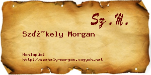 Székely Morgan névjegykártya
